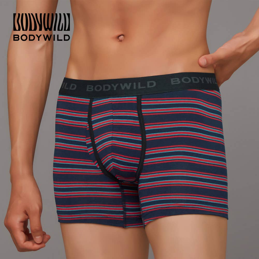 【綿混】ボクサーパンツ(前あき)【まとめ買い割対象】